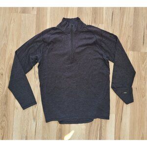 Smartwool Merino Base Layer 1/4 Zip Gray Long Sleeve Women’s L